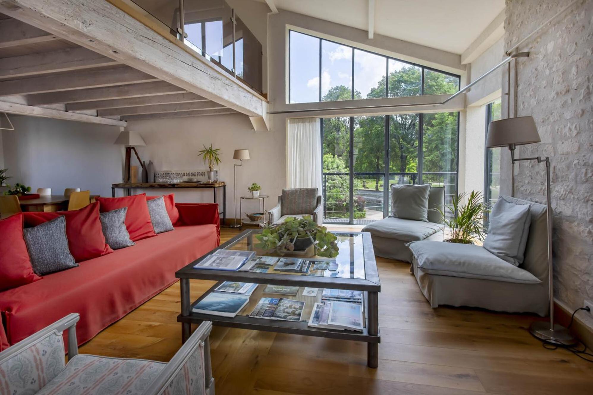 Quai 3 Loft Moderne Et Lumineux Les Pieds Dans L'Eau Apartment Jarnac Exterior photo